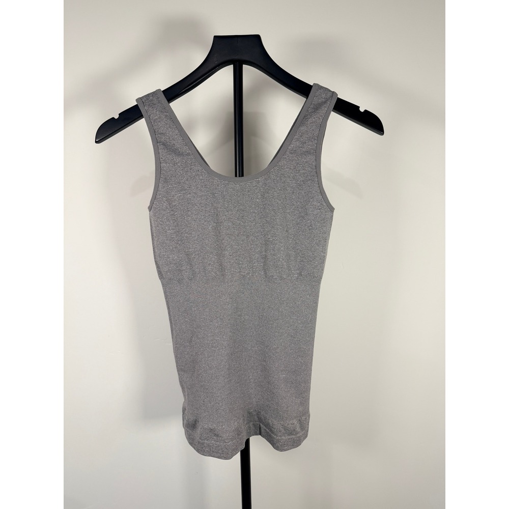 Marilyn Monroe Womens Seamless Shapewear Camisole V-Neck Tank Top Heather Gray M
